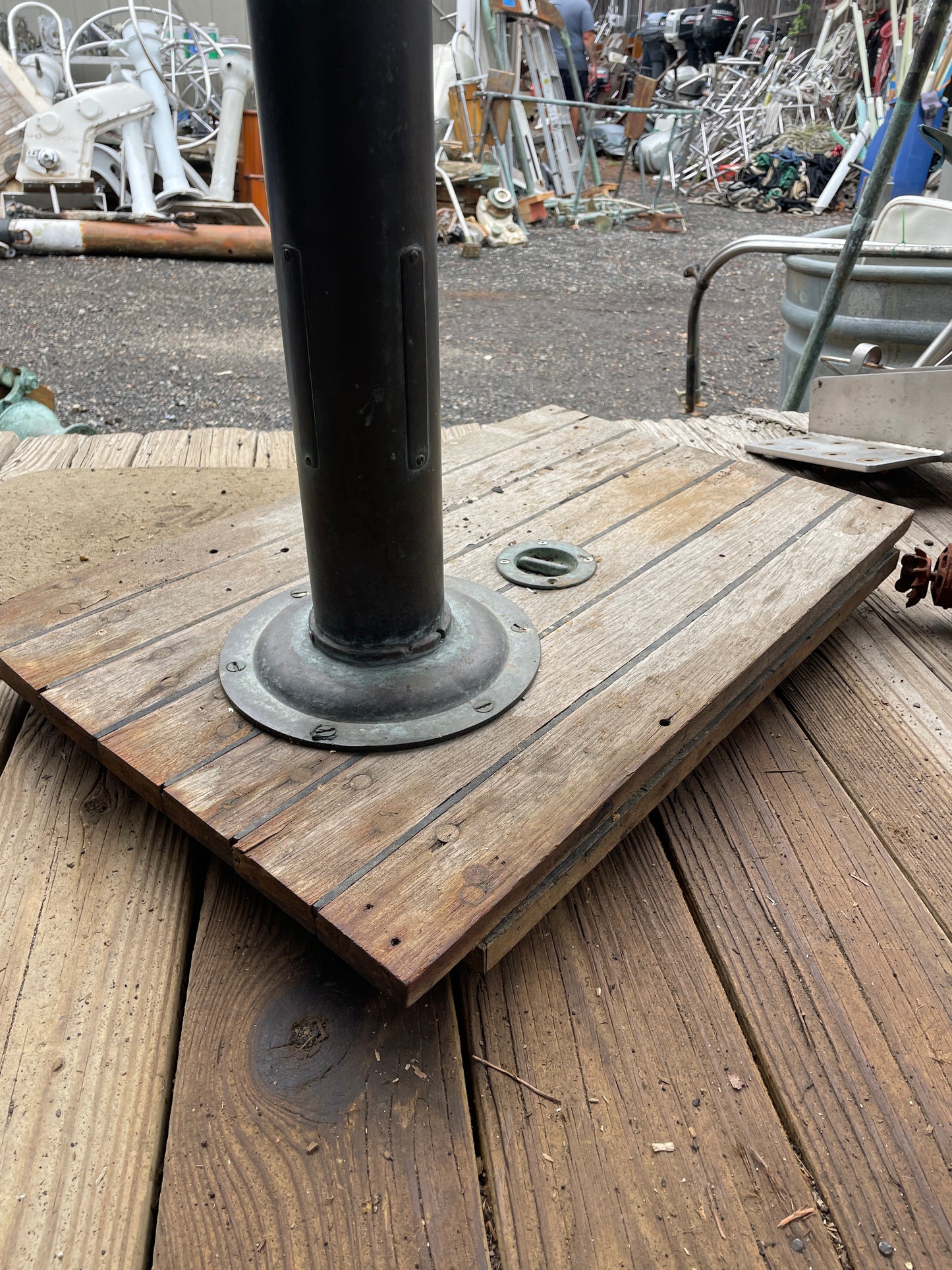 Vintage Bronze Compass Housing With Compass - 1934 Eisenhower 50'