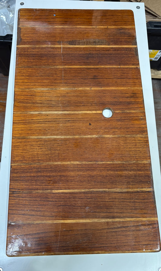 Teak and Holly Floor from Hunter 23 #266