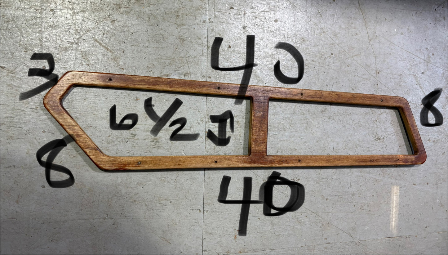 Teak Window Trim #269