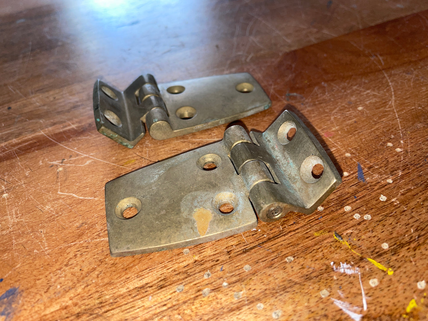 PAIR Bronze Perko Hinges