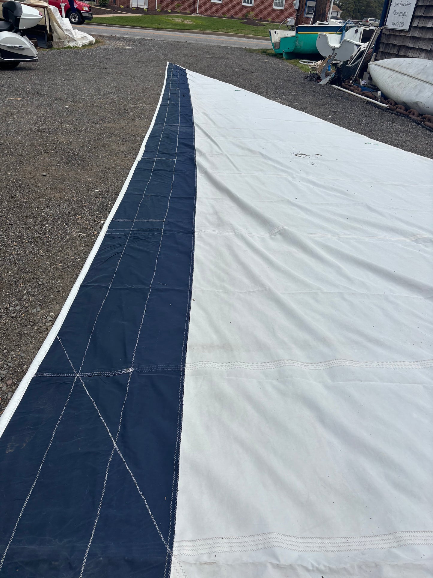 Hunter 40.5 Roller Furling Genoa Sail - 44’ 7” x 48’ 6” x 18’ 4”