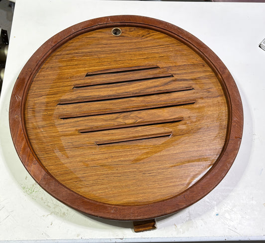 Circular Teak Hatch