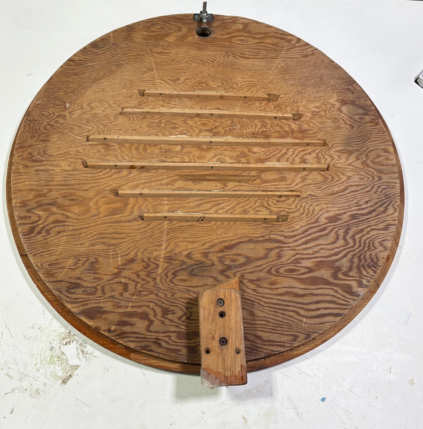 Circular Teak Hatch