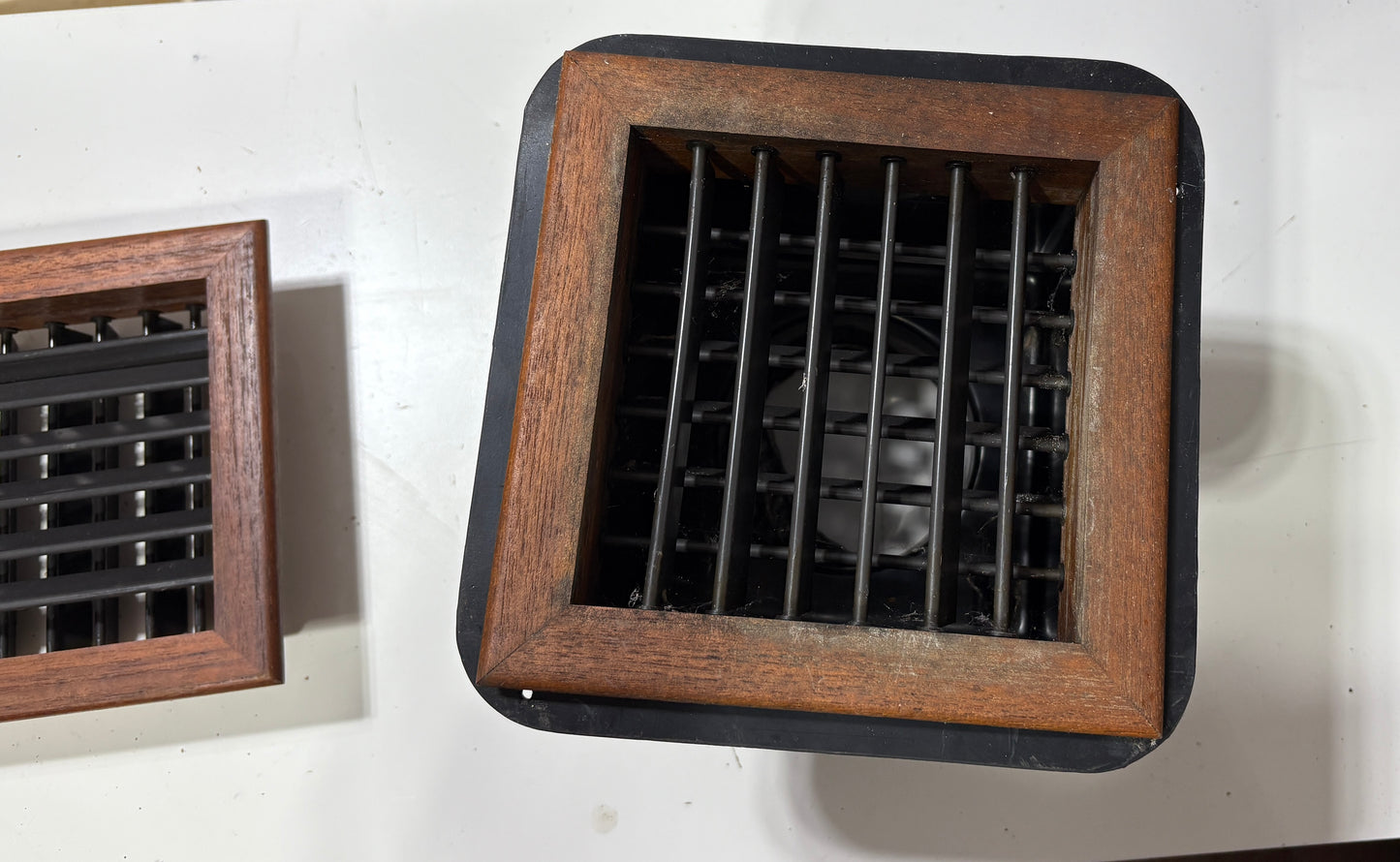 Teak Vents 7" Square Pair