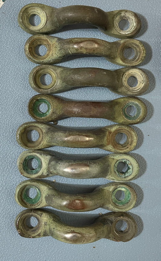 LOT OF 8 Bronze Pad Eye - 1/2" x 3/8" Eye