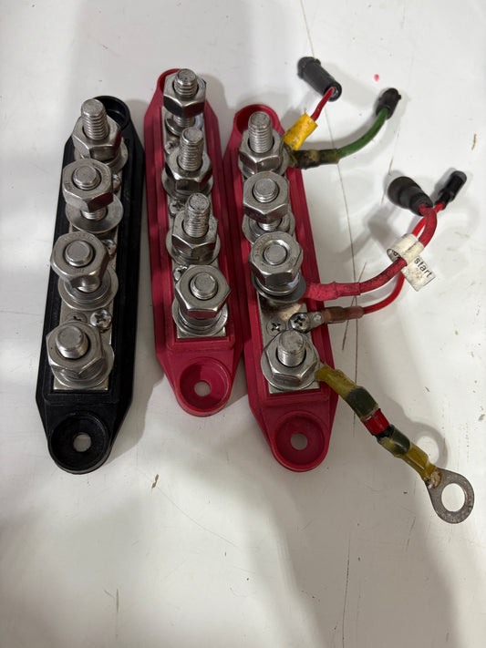 Lot of 4 Point Terminal Busbars (3 total)