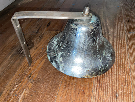 Large Stainless Ships Bell W/ Bracket- 8”