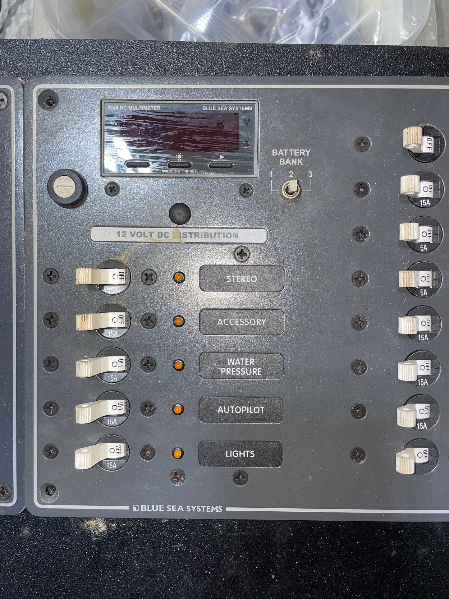 Blue Sea Systems AC & DC Panel With Battery Disconnect Switches