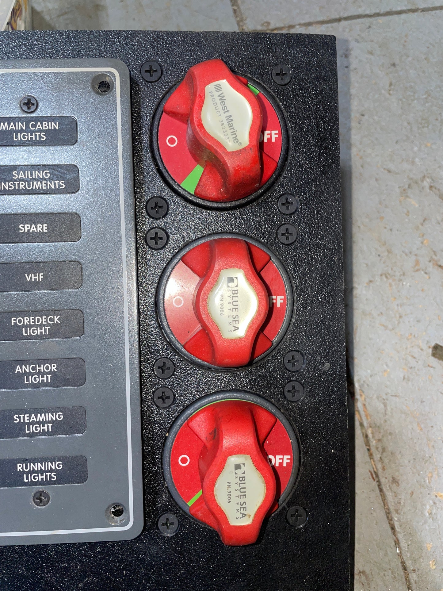 Blue Sea Systems AC & DC Panel With Battery Disconnect Switches