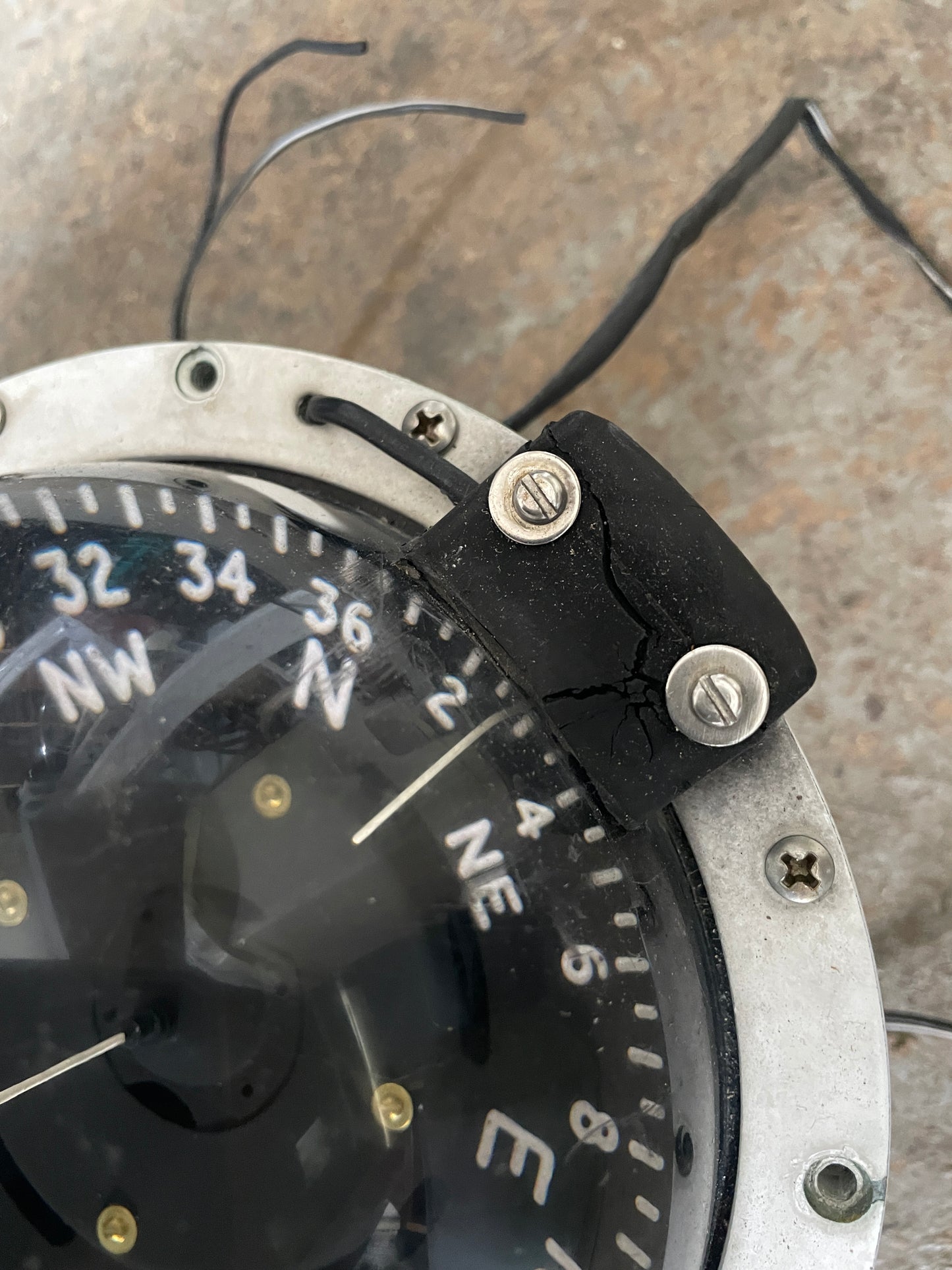 Sestral Henry Browne & Sons Barking & London 7" Diameter Compass