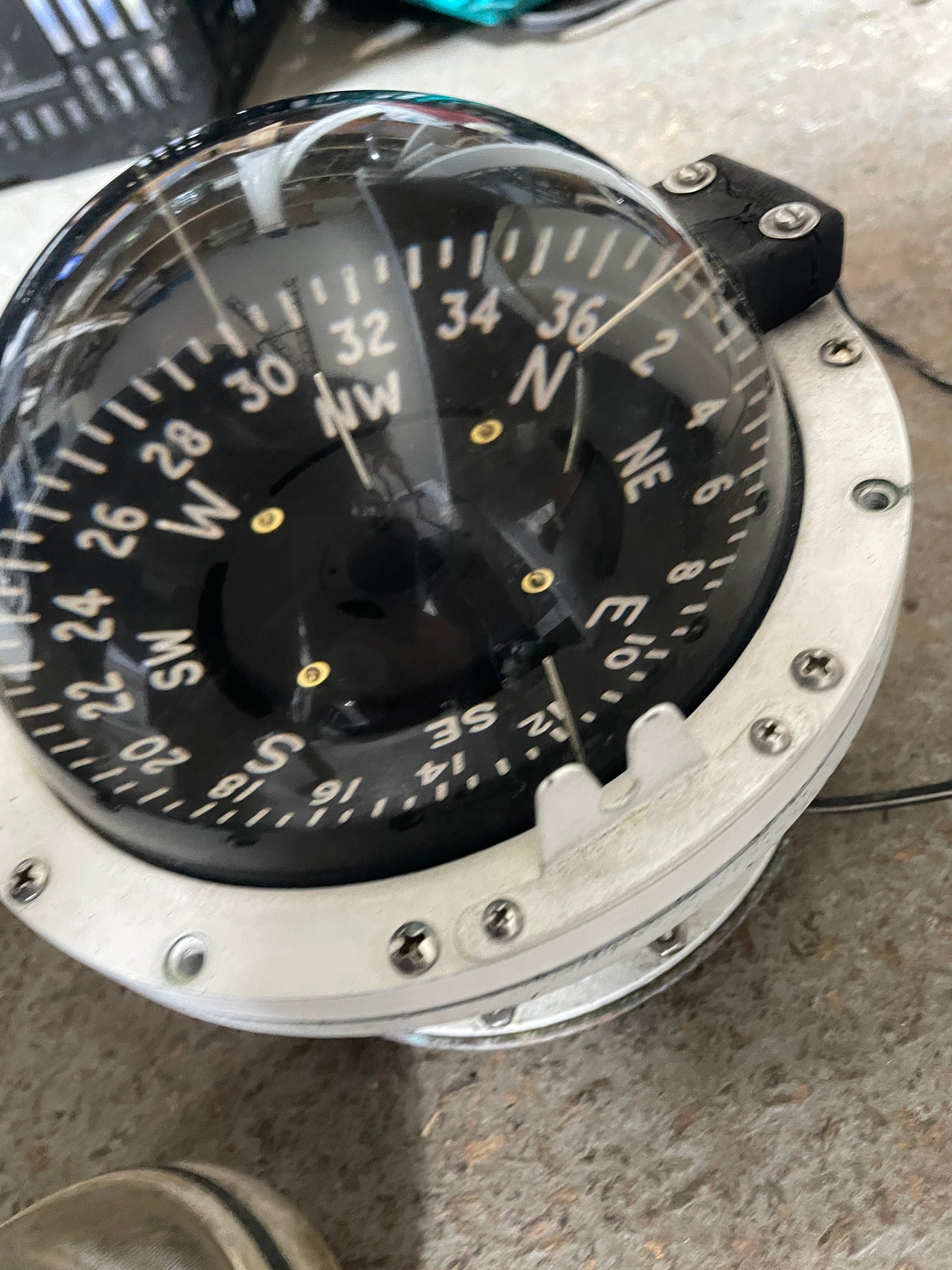 Sestral Henry Browne & Sons Barking & London 7" Diameter Compass