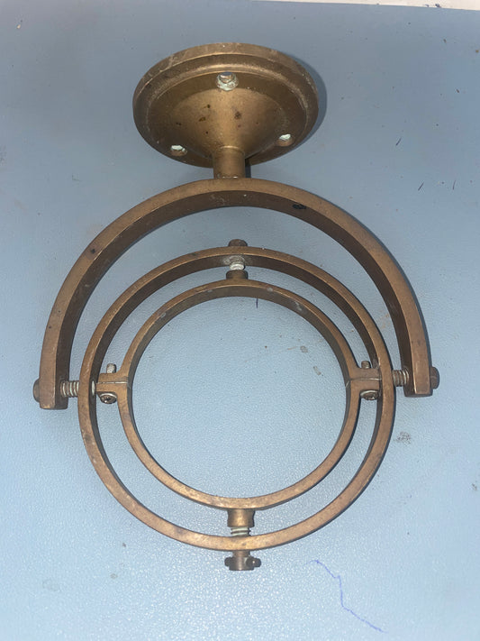 Brass Gimbal ONLY - For 3 1/8" Diameter Lamp