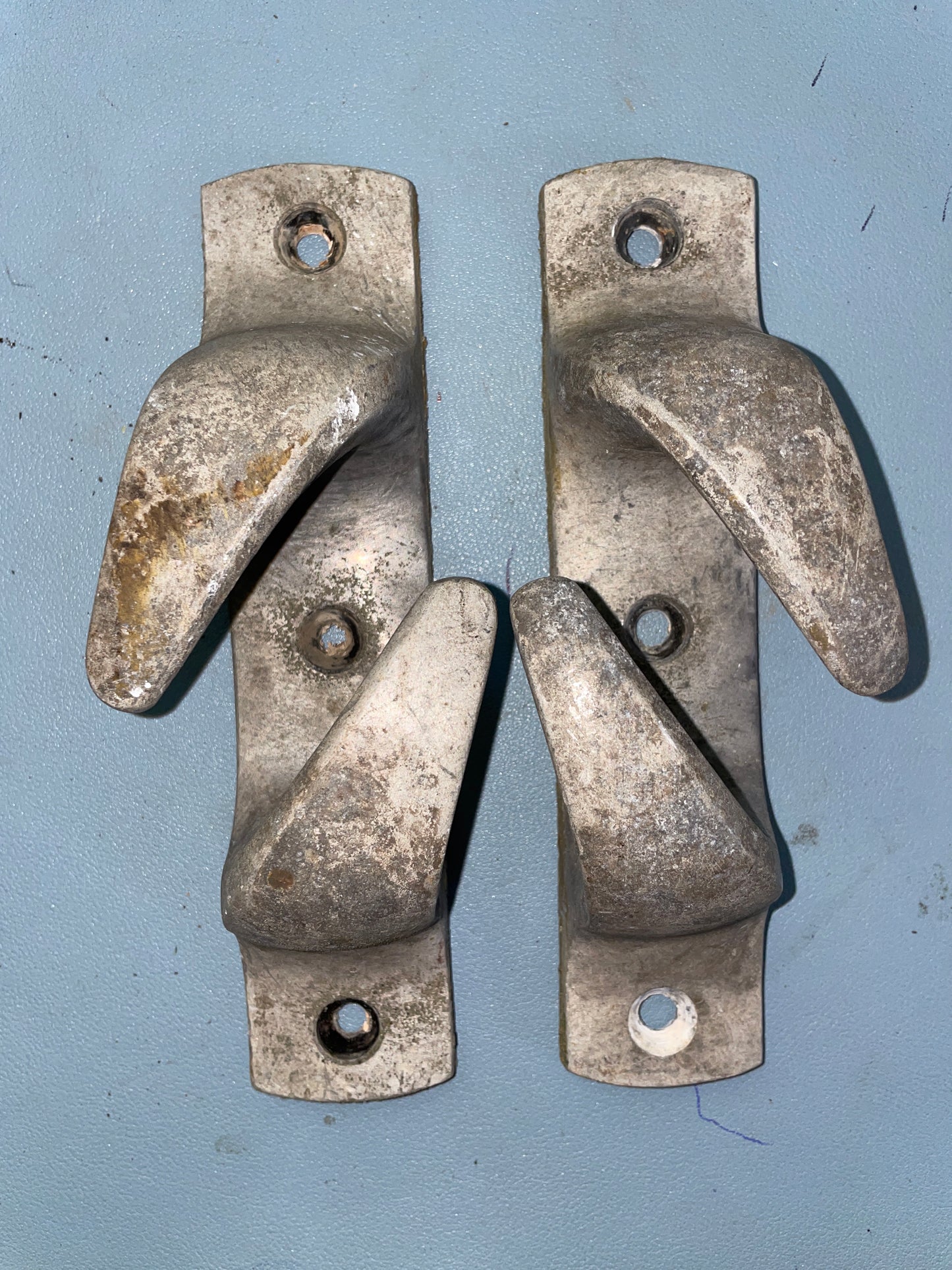 PAIR 7" Aluminum Chock Cleats