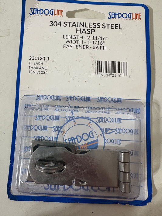 Seadog Line 304 Stainless Steel Hasp NEW