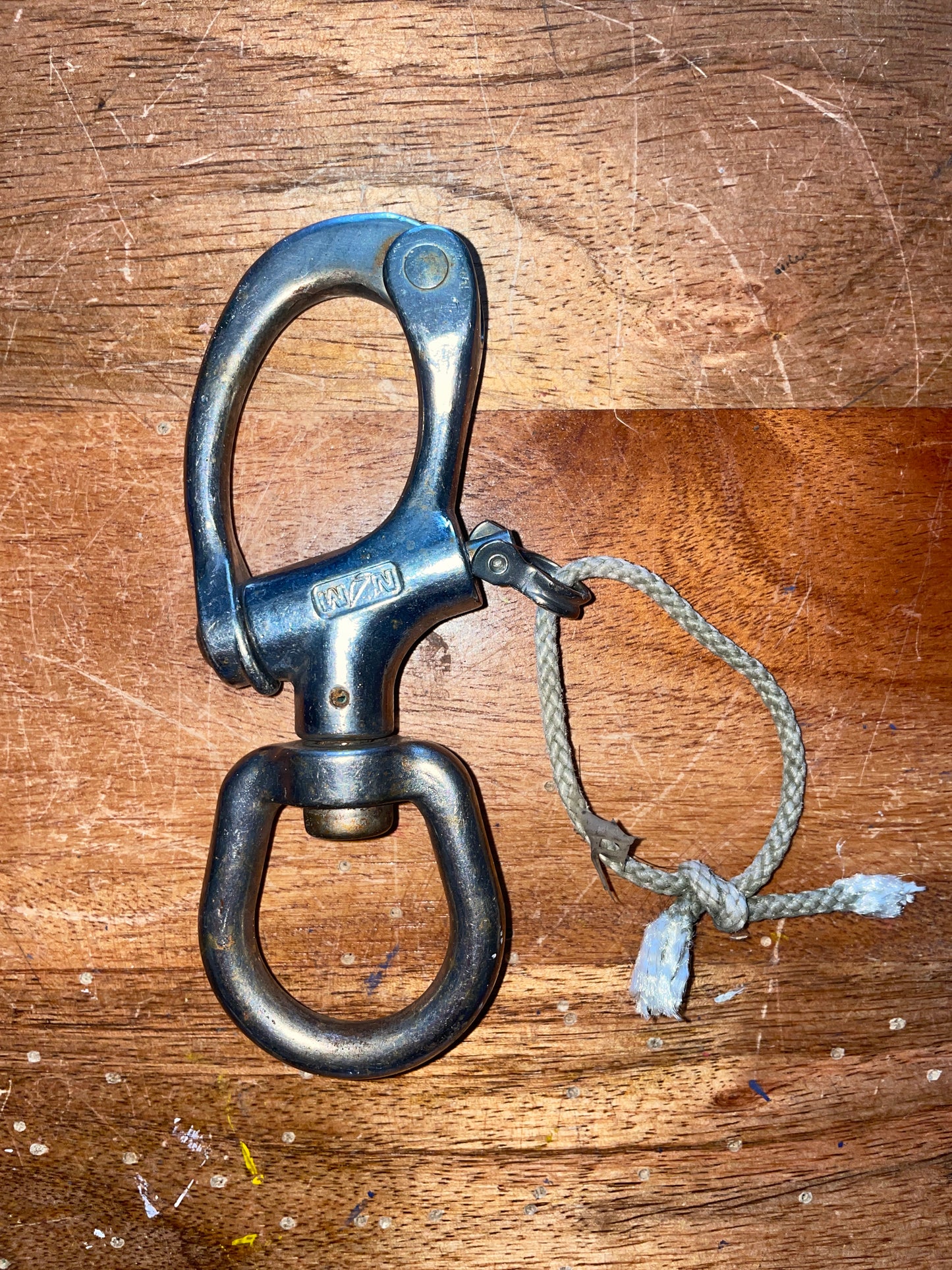 Large Nicro Marine Swivel Bail Shackle - 1 1/8” Diameter
