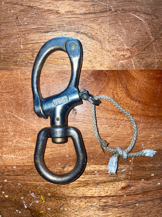 Large Nicro Marine Swivel Bail Shackle - 1 1/8” Diameter