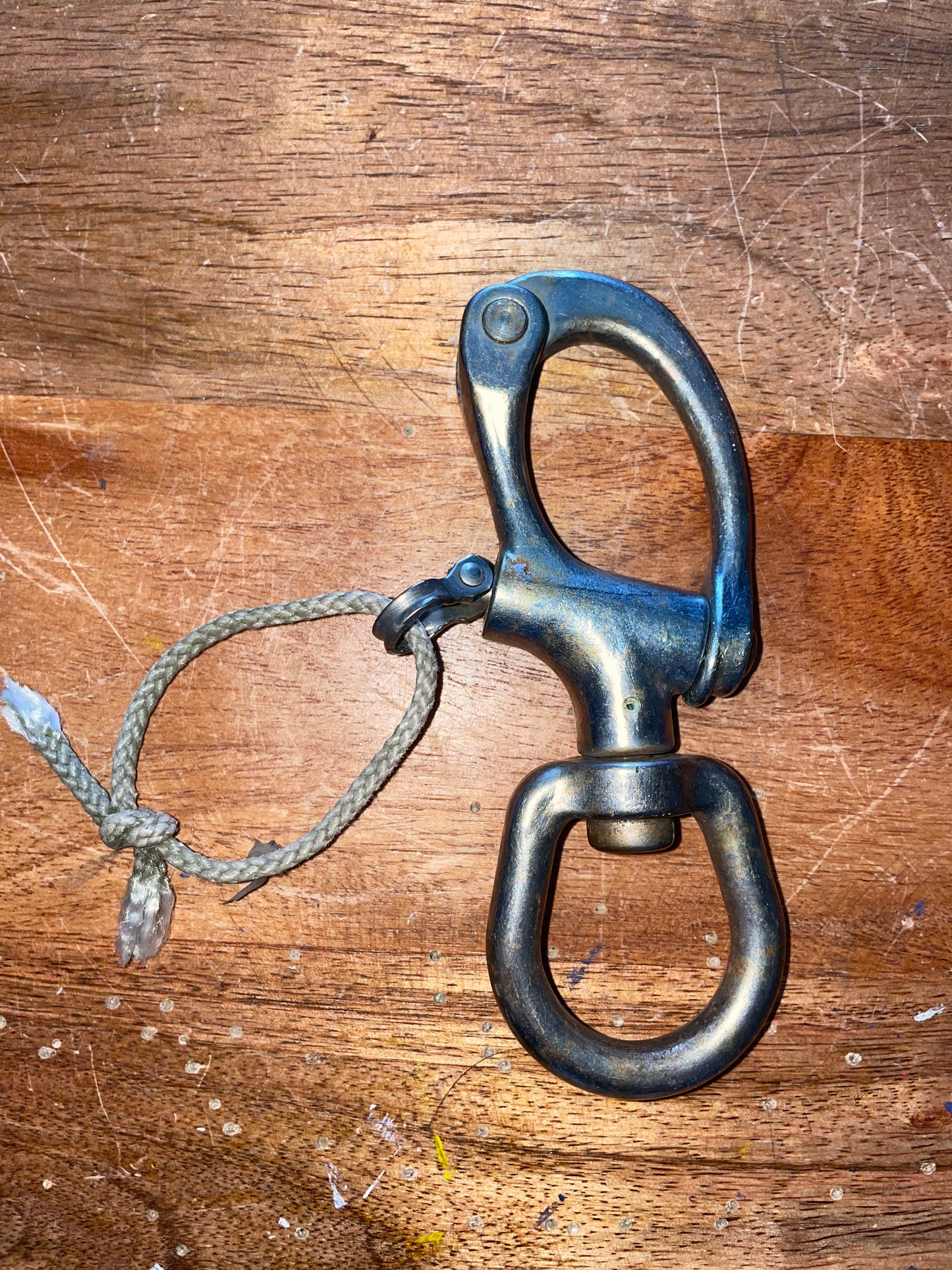 Large Nicro Marine Swivel Bail Shackle - 1 1/8” Diameter