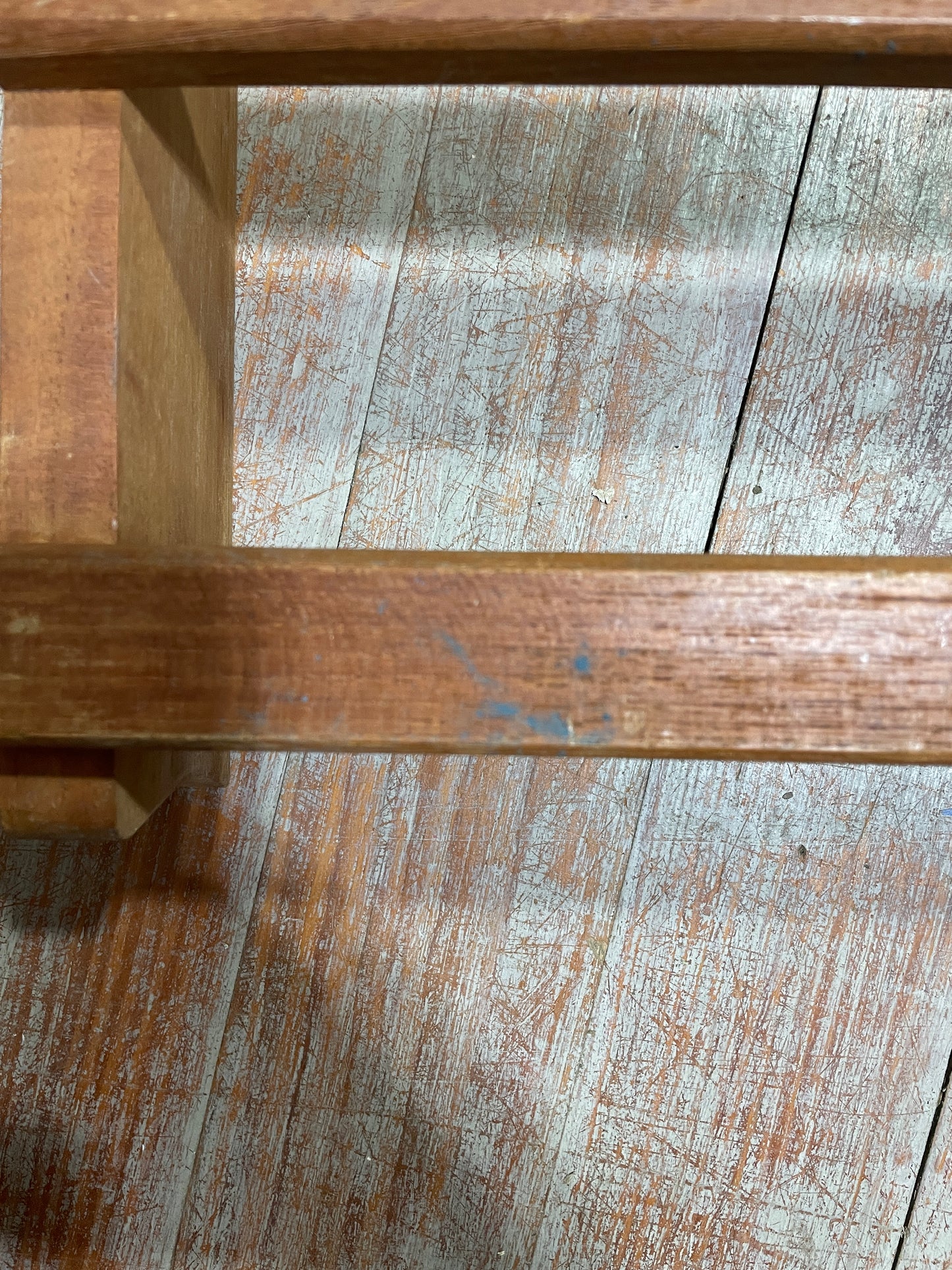 Teak Magazine Wall Rack - Natural Wood
