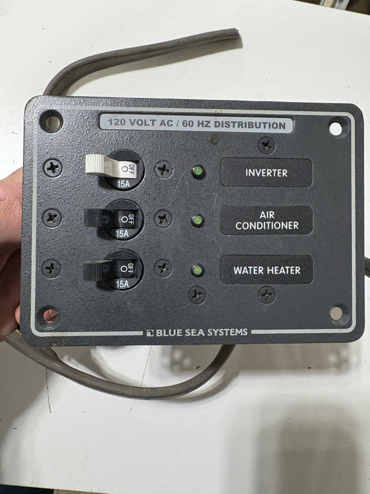 Blue Sea System 120 Volt Panel