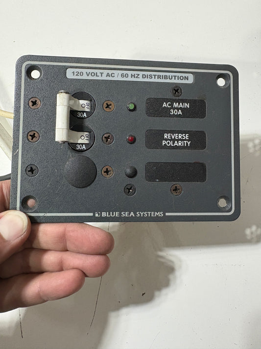 Blue Sea System 120 Volt Panel 2 switch