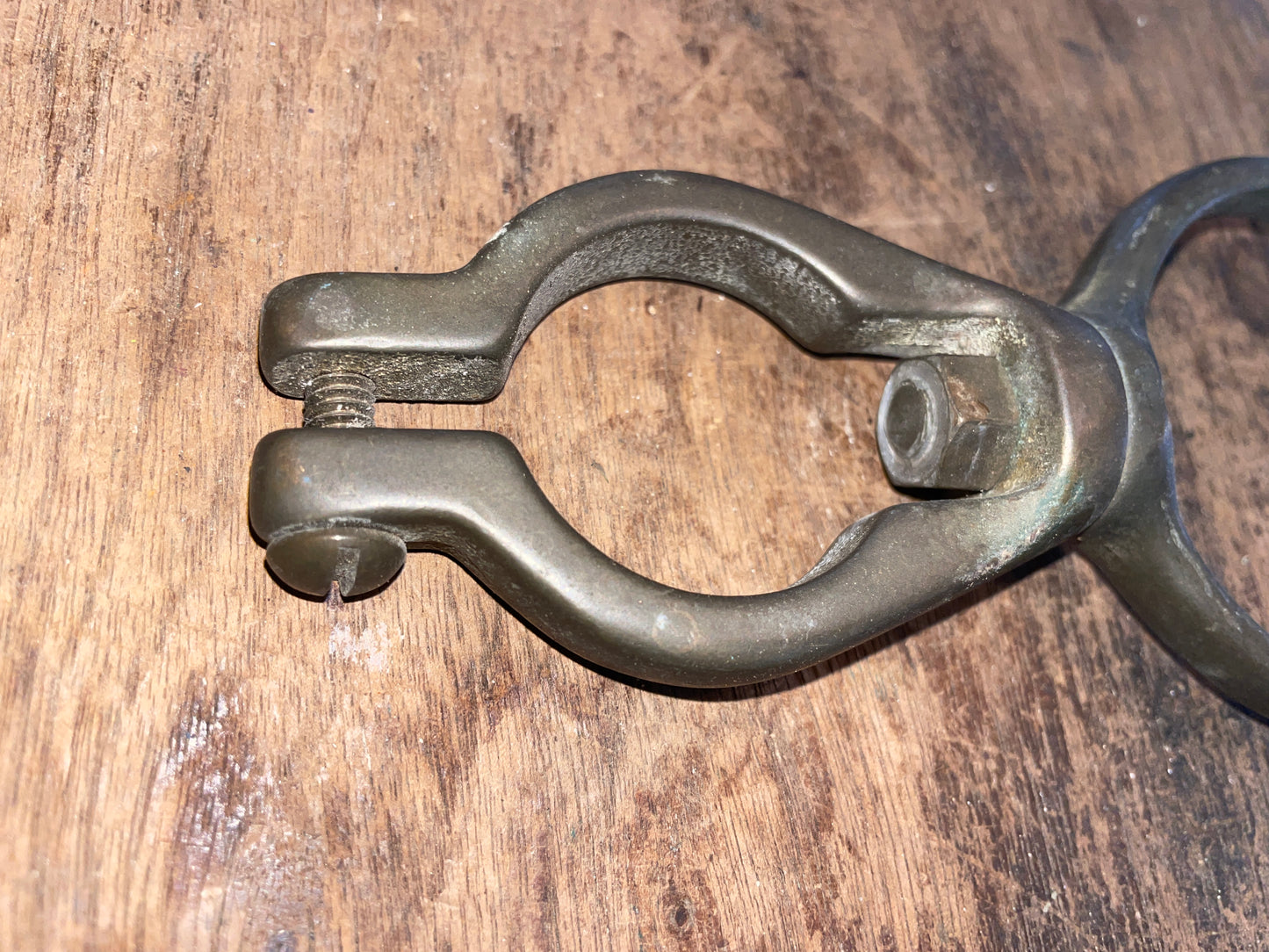 Sunfish Sailboat Bronze Gooseneck- Large Ring 2 3/8” - Smaller Ring 1 1/2”