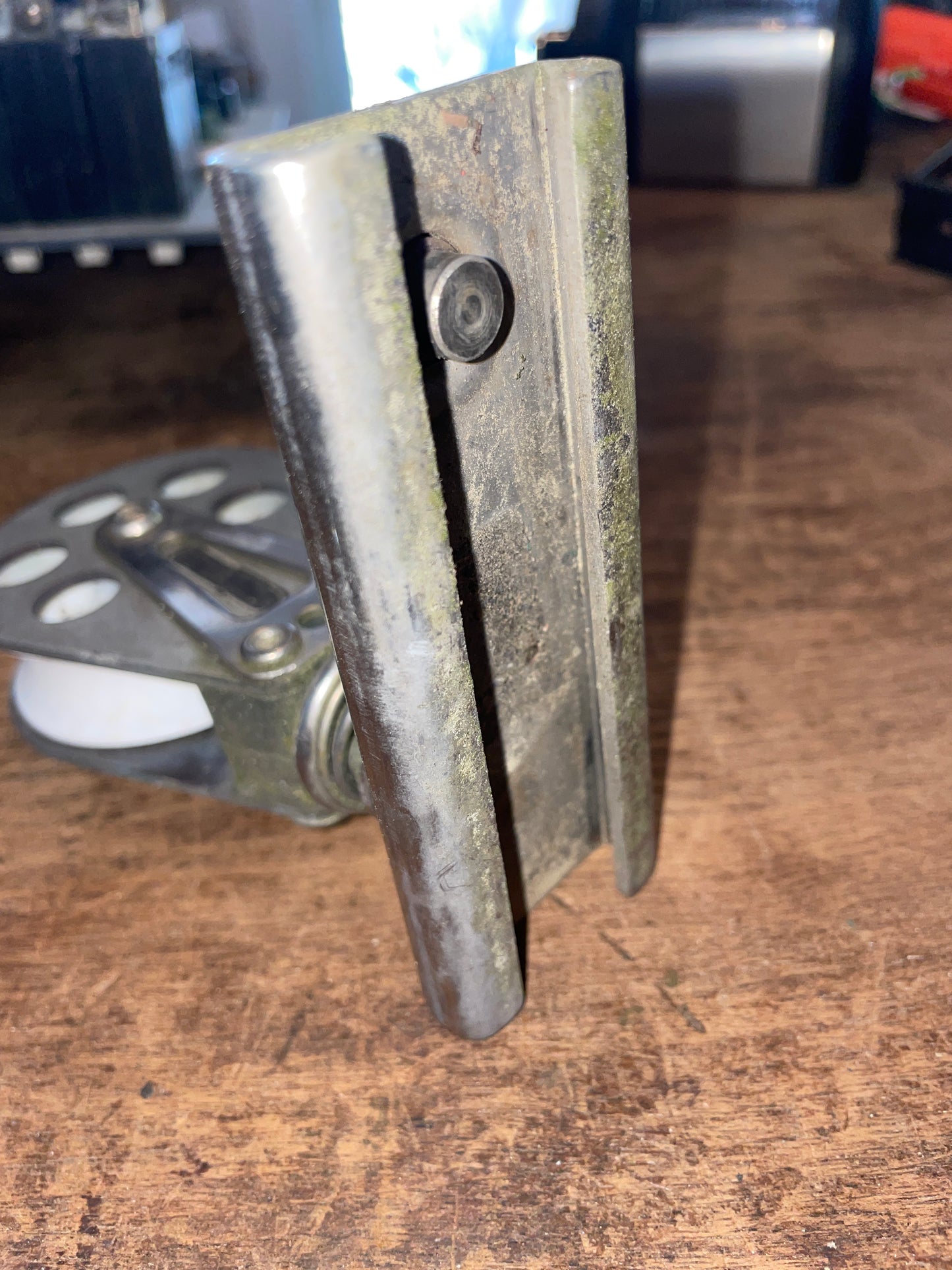 Schaefer Screw Top 2” Sheave Single Block With 1” Track Car- 7/16” Line