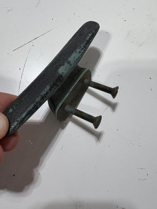 Bronze Cleat off a Cape Dory Solid 5"