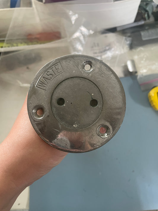 Bronze Waste Deck Plug - 1 1/2" Diameter