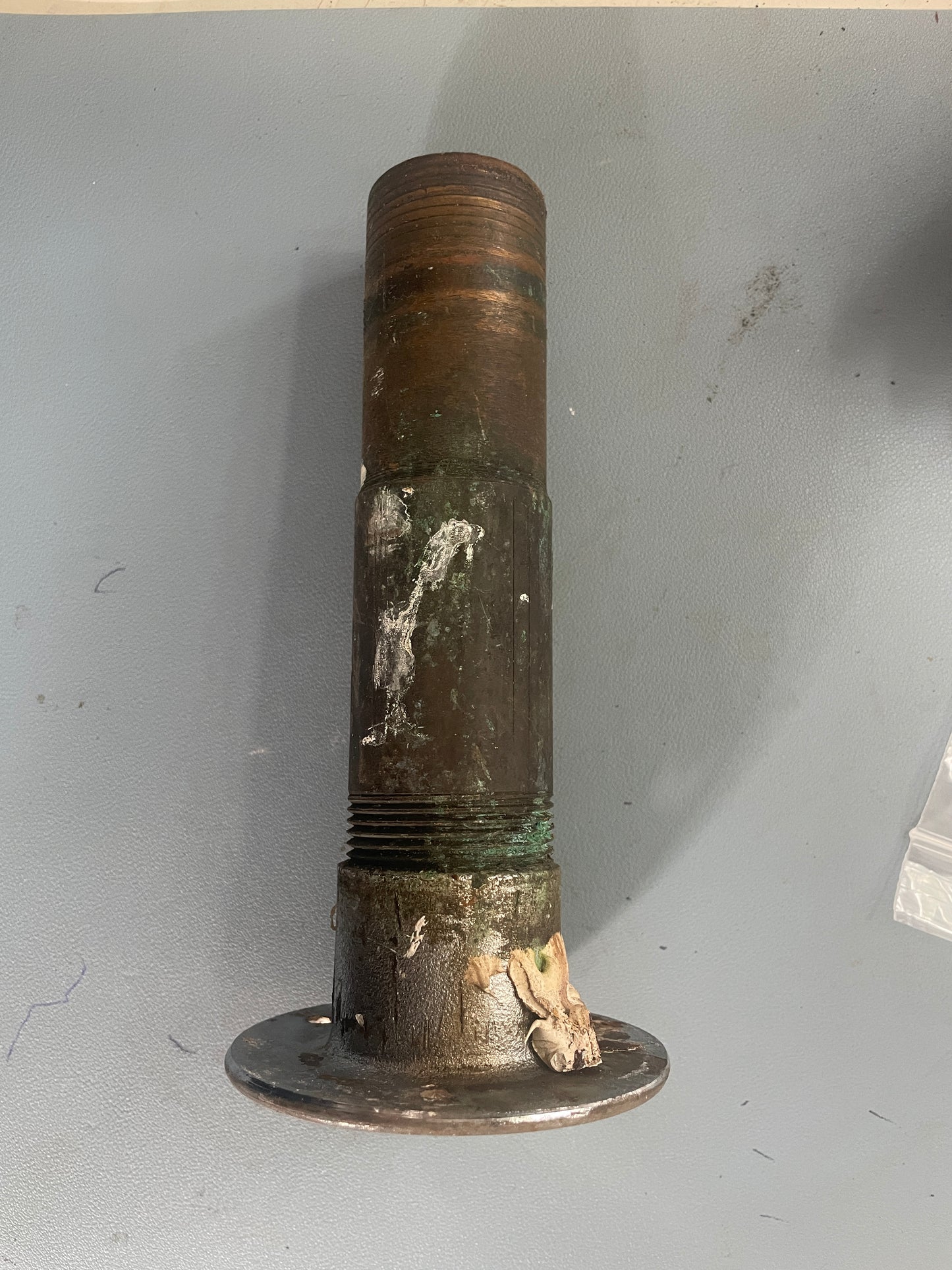 Bronze Waste Deck Plug - 1 1/2" Diameter