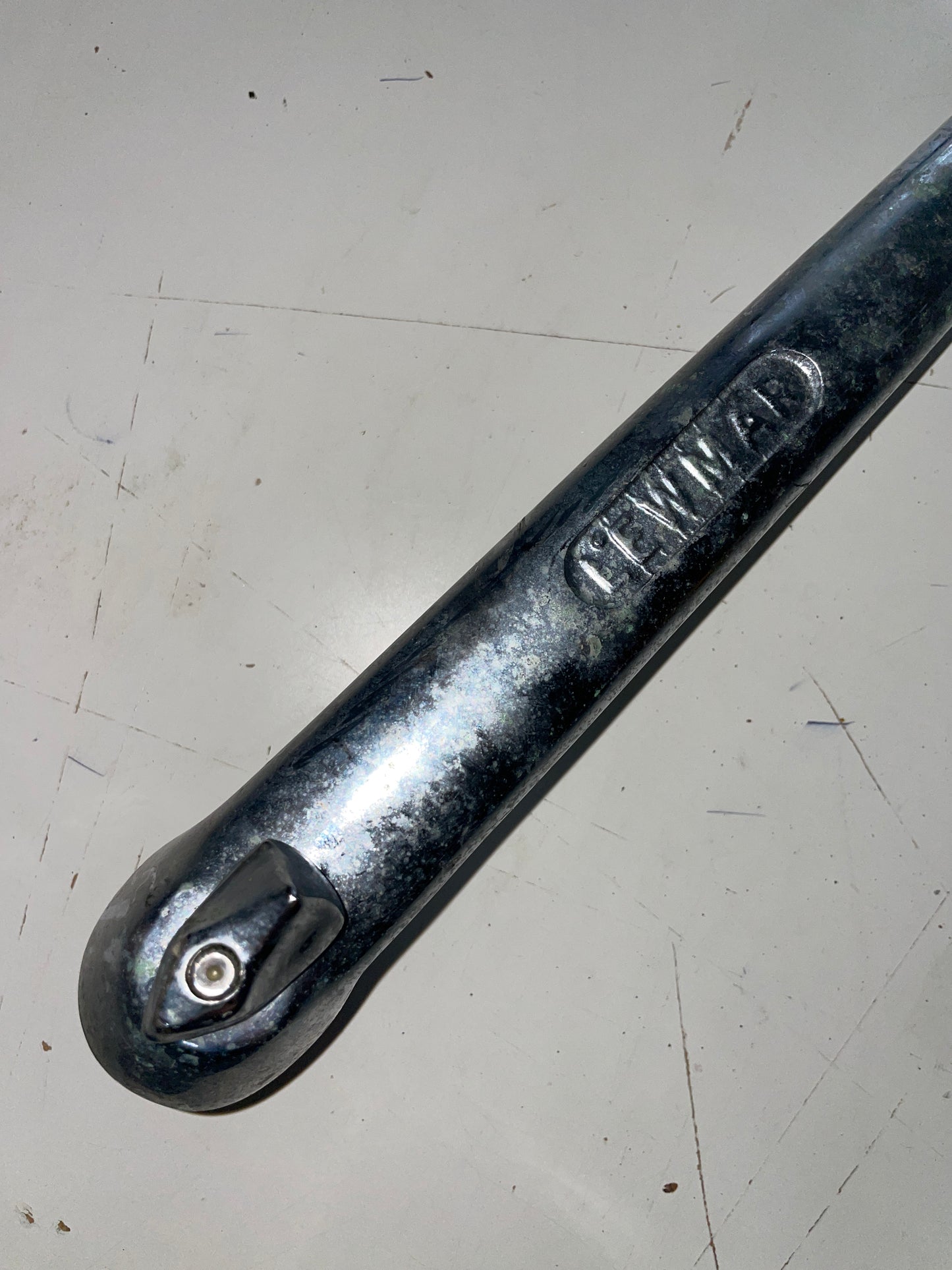Chromed Bronze Lewmar Locking Winch Handle - 12"