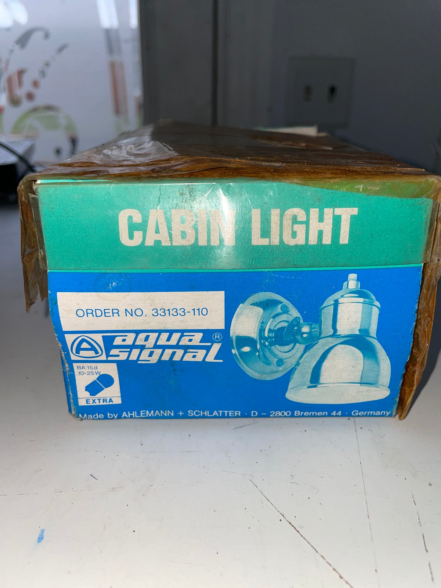 Aqua Signal Brass Cabin Light - NEW