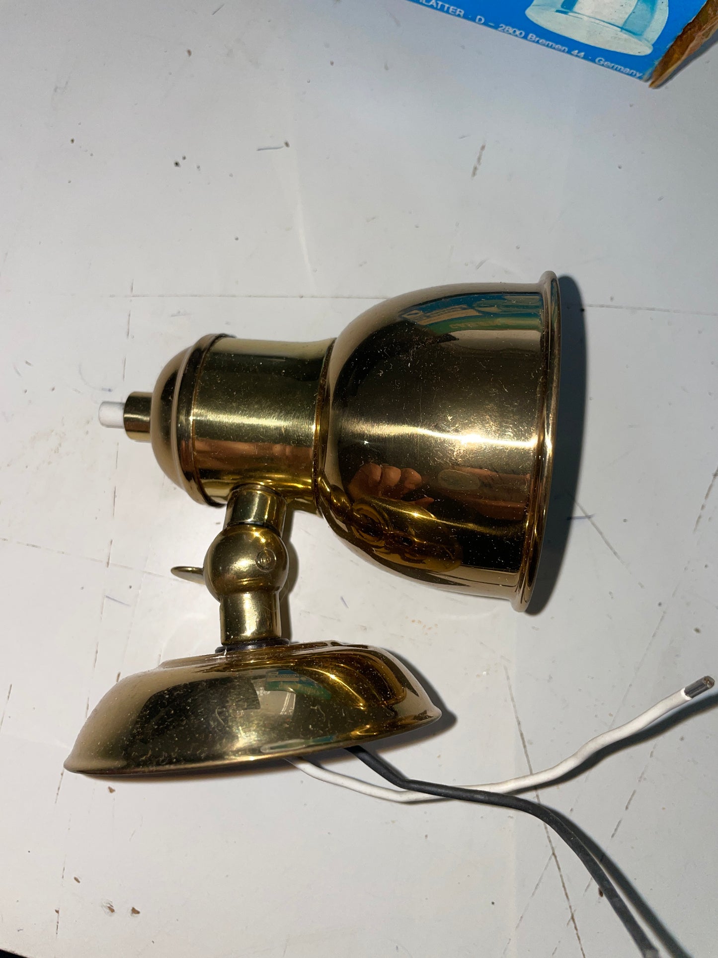 Aqua Signal Brass Cabin Light - NEW