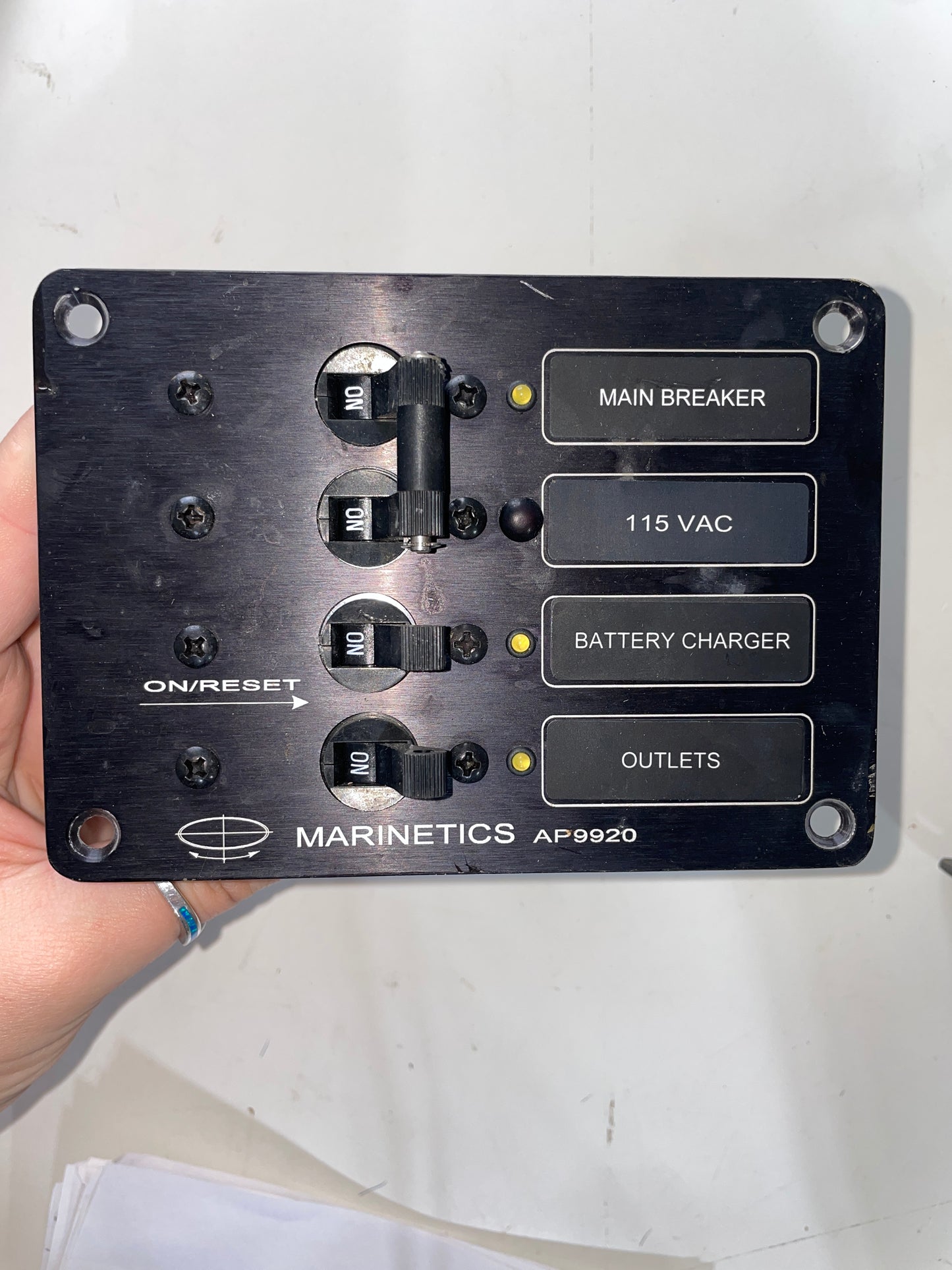 Marintics 4 Switch Panel - 2 STYLES AVAILABLE