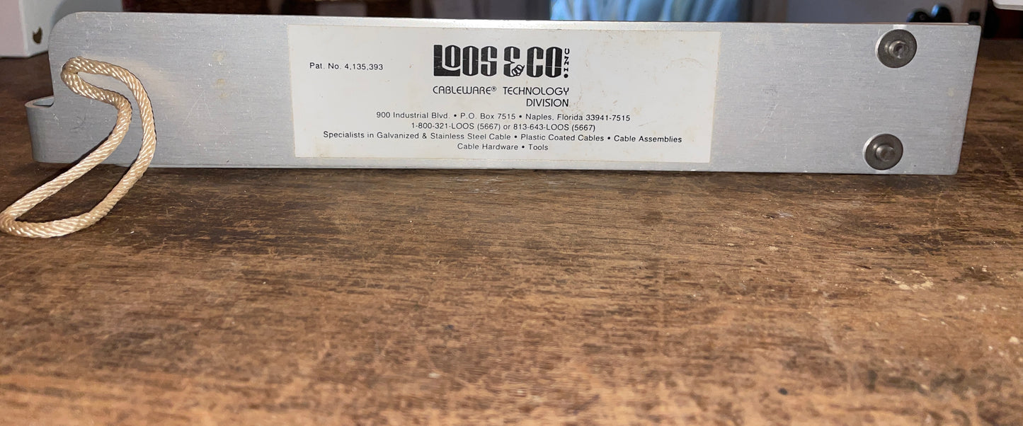 Loos & Co INC. Model B LBS. Tensioner