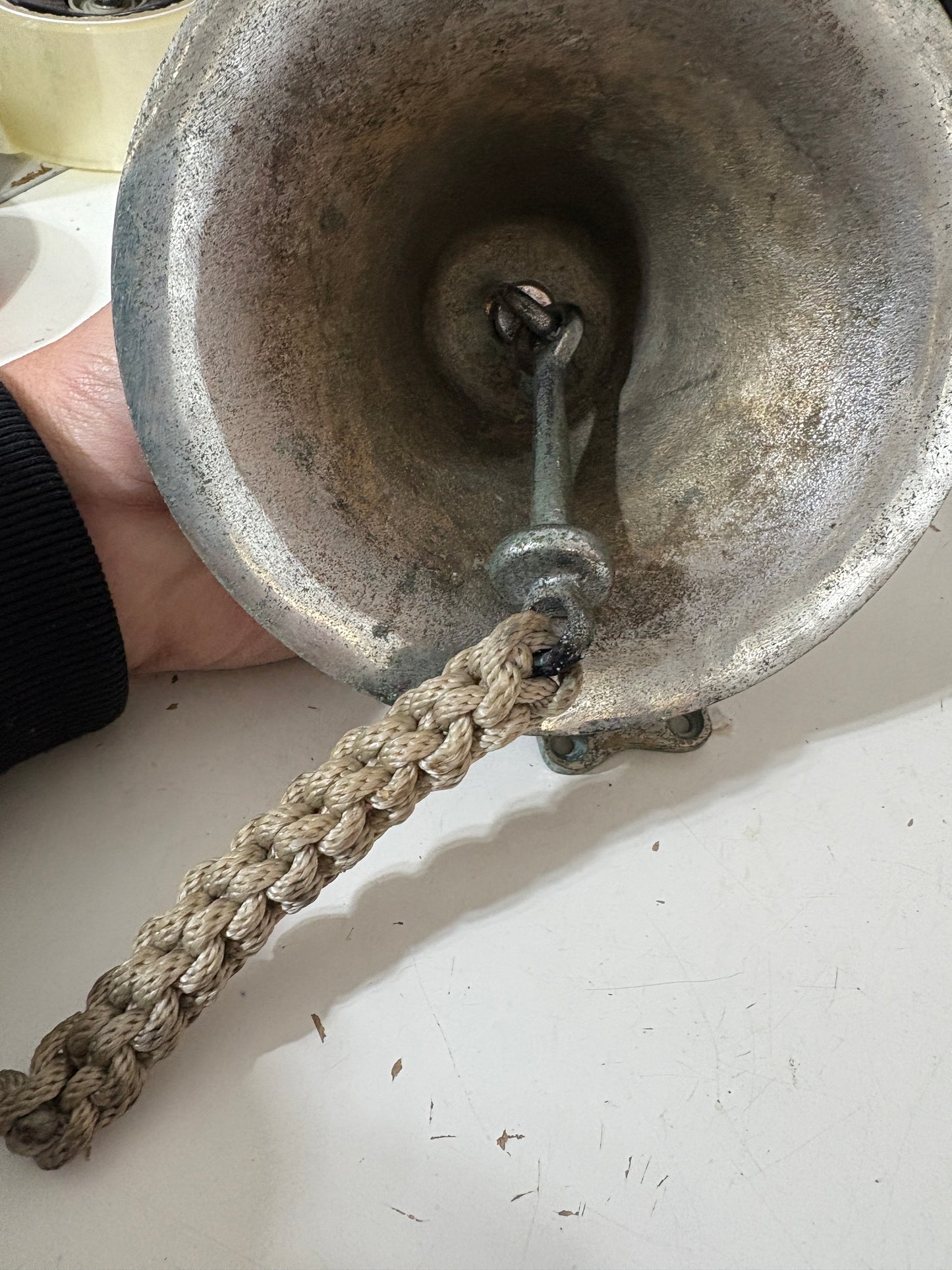 6" Chromed Bronze Ships Bell -- #9