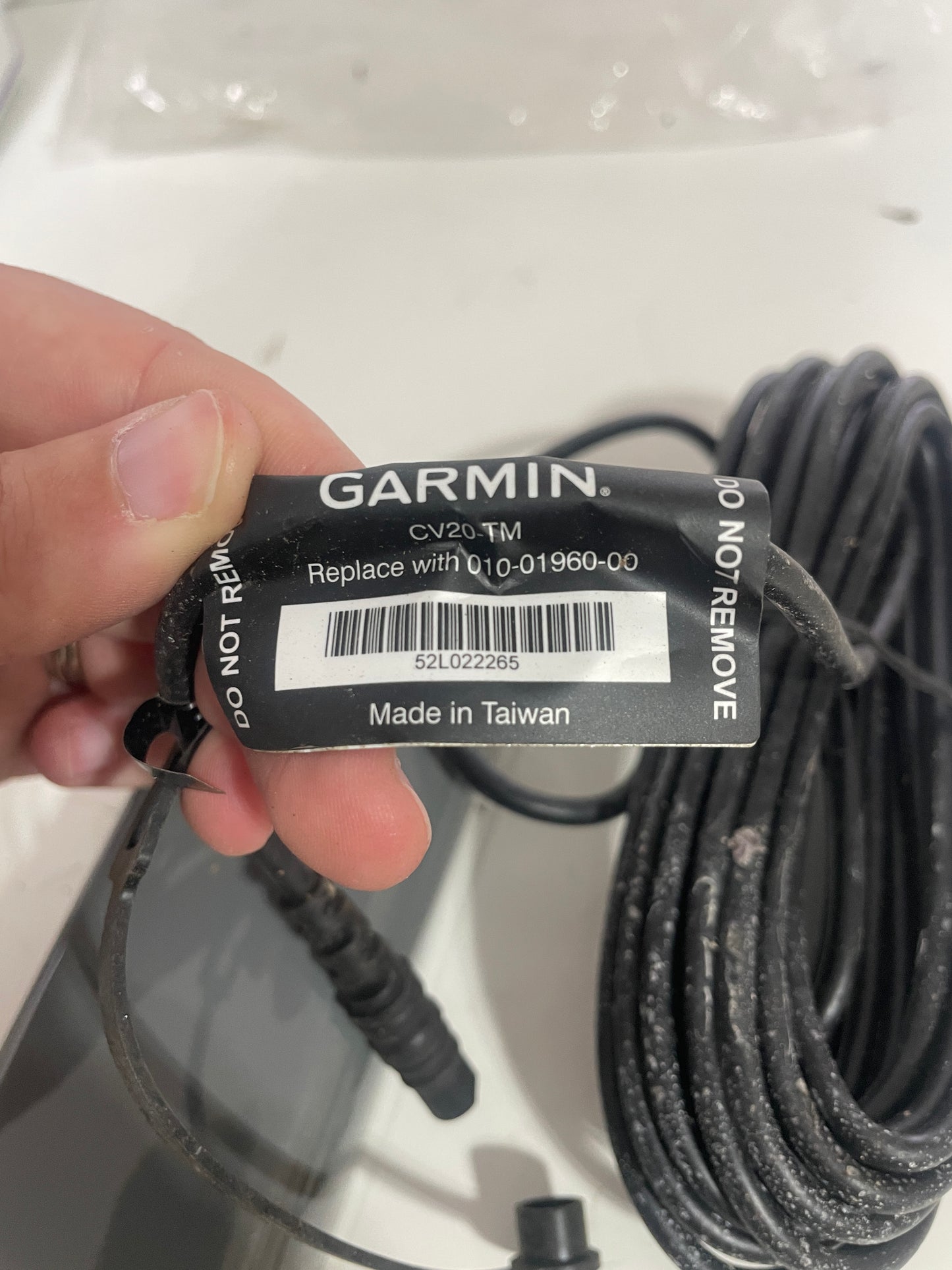 Garmin CV20-TM Clear Transducer Transom / Trolling Motor Mount