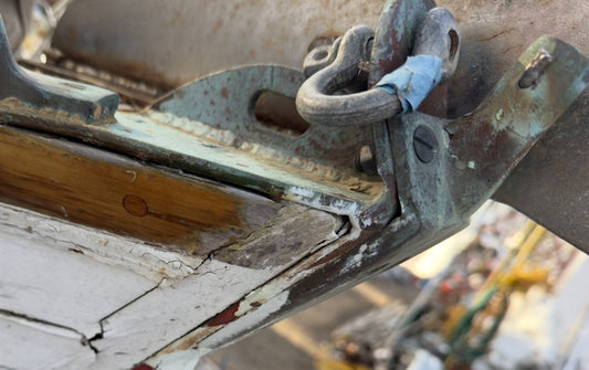 2 Piece Bronze Stem Head Fitting - Alden Priscilla 1971