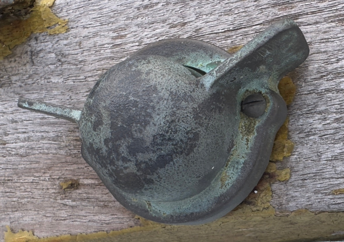 Vintage Bronze Stern Light - Alden Priscilla 1971