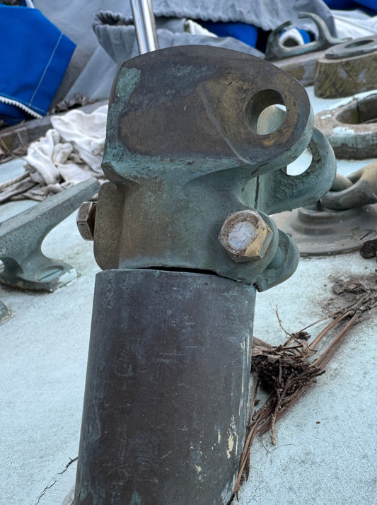 Vintage Bronze Rudder Tiller Cap