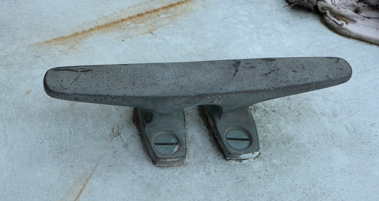7" Vintage Hollow Bronze Deck Cleat - Alden Priscilla 1971