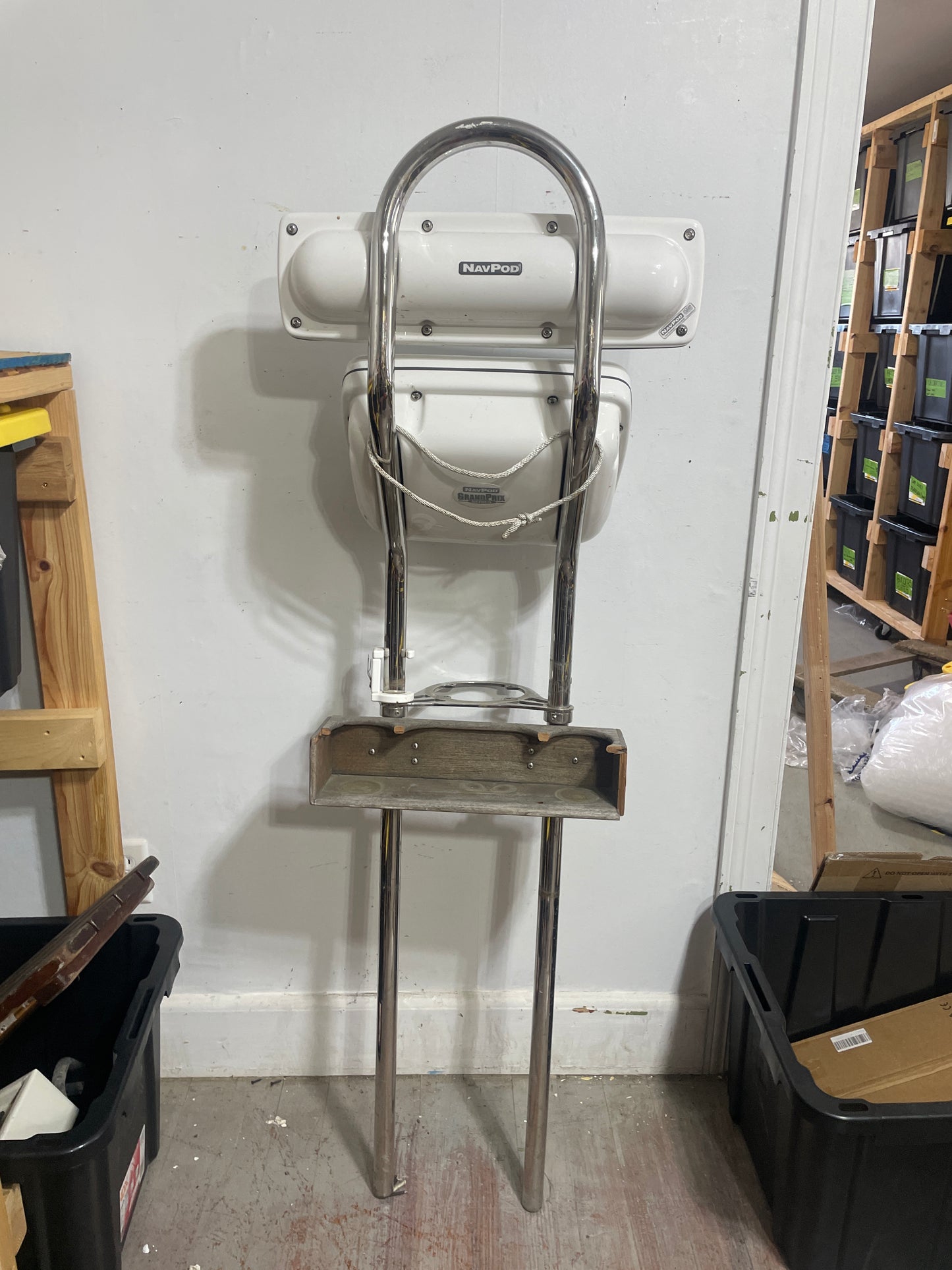 60" Tall Bent Pedestal Guard With Garmin & Raymarine Electronics