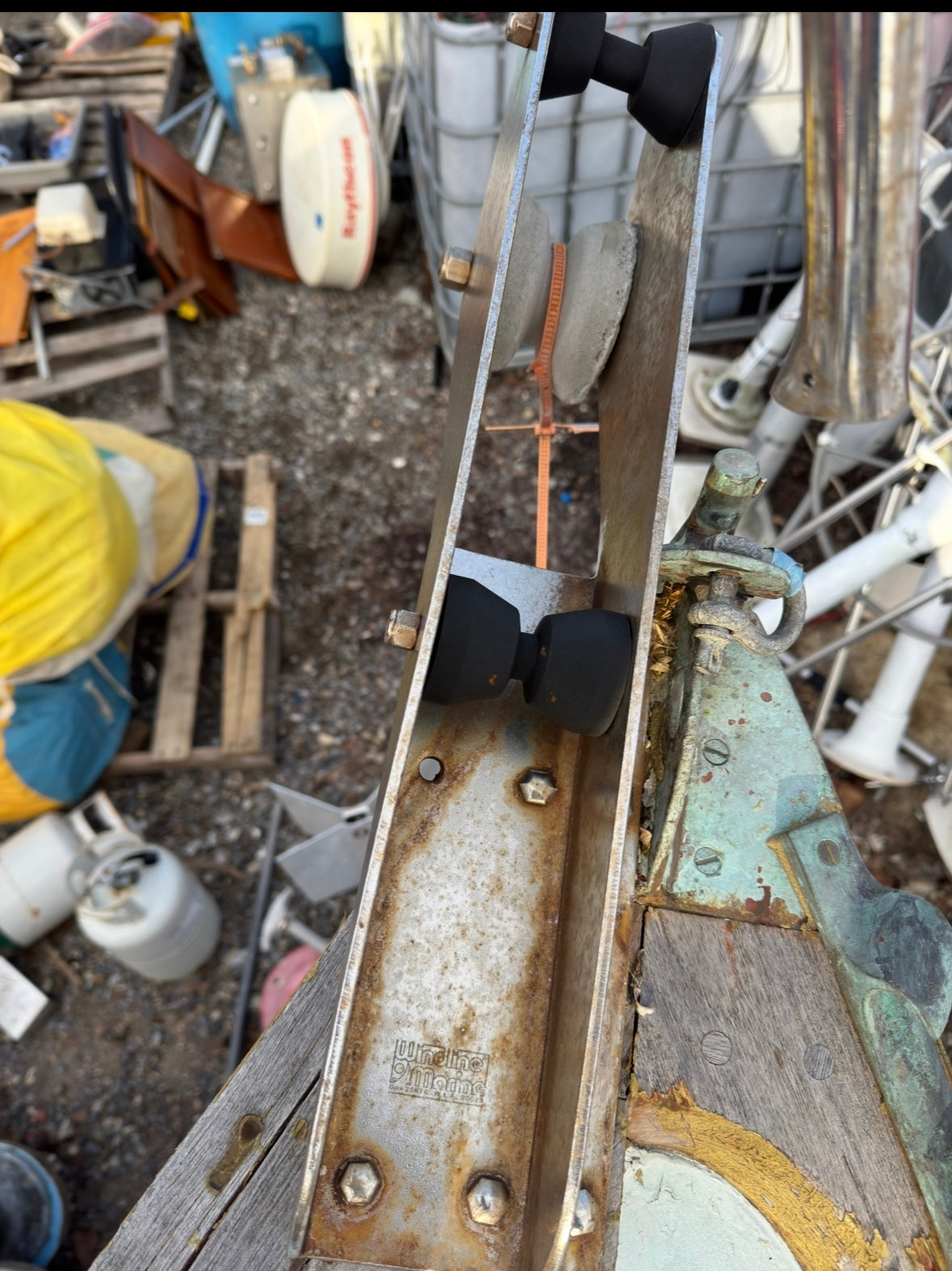 Windline Marine Anchor Bow Roller -Alden Priscilla 1971