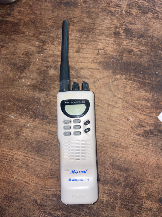 West Marine Mistral VHF Radio- WORKS