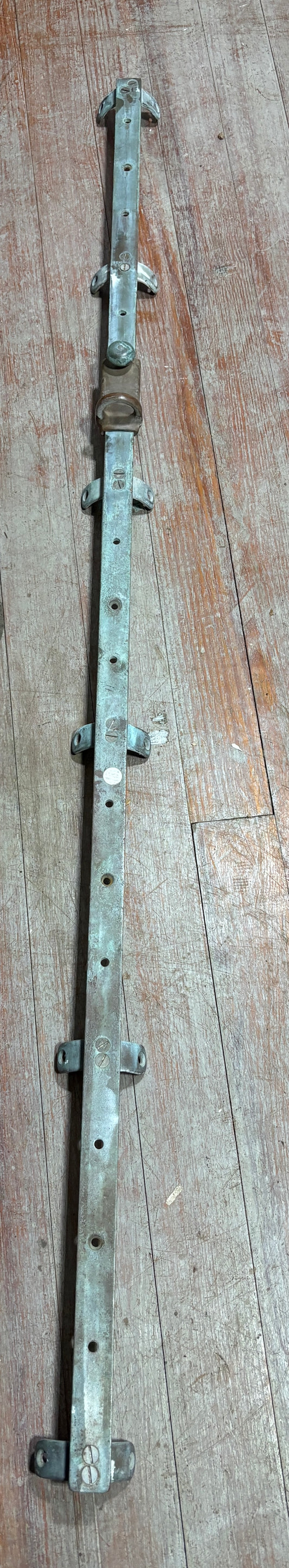 Bronze Track with Car 60 1/2" long 1 1/4" Track