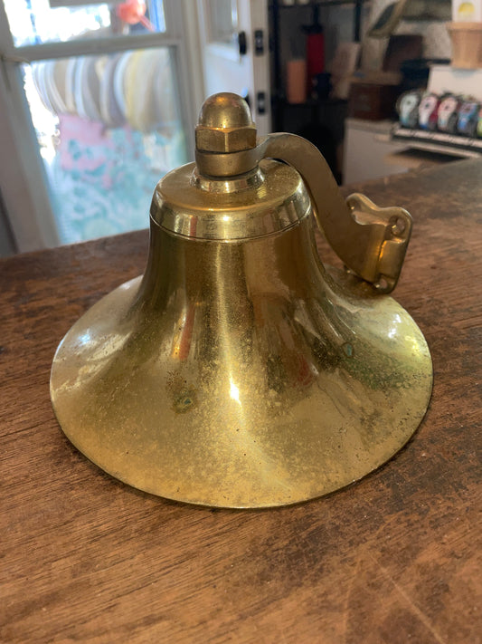 Solid Brass 6” Bell With Bracket