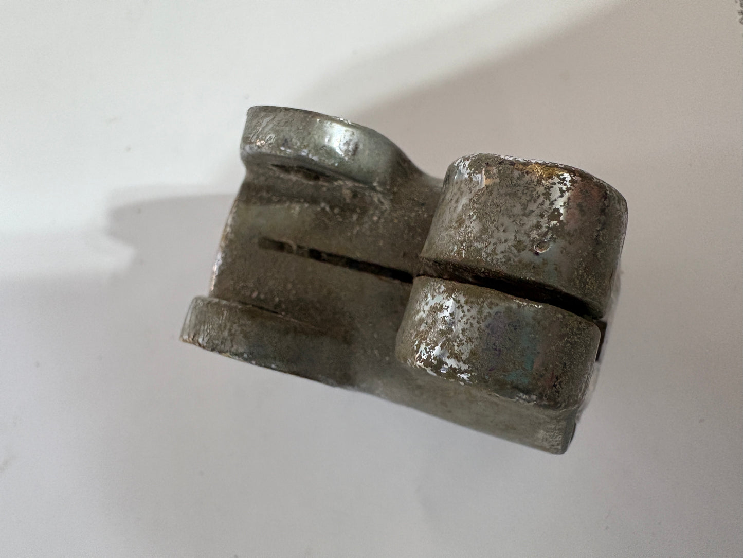 Chromed Bronze Rudder Cap from Alberg 30 1" dia