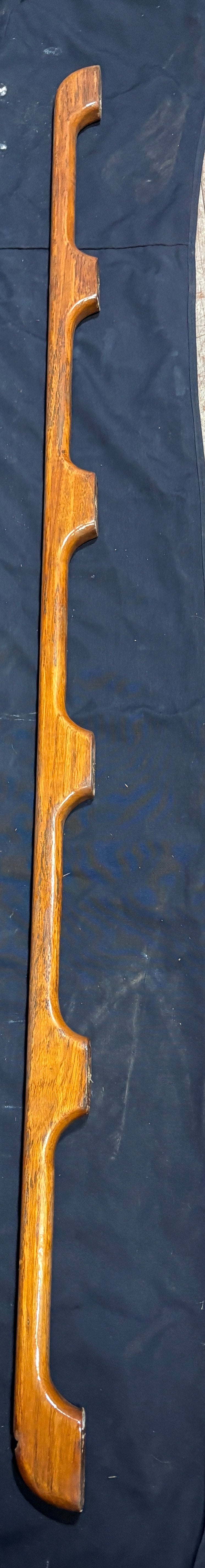 Teak Hand Rail from Alberg 30 Finished