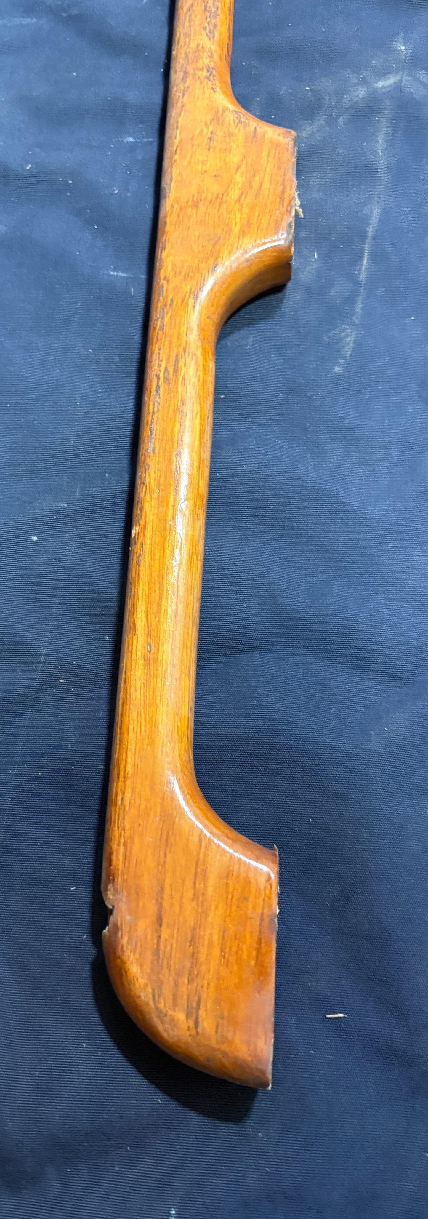 Teak Hand Rail from Alberg 30 Finished