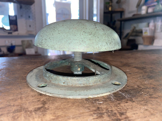 Vintage Bronze Mushroom Screw Open Vent- 5 1/2”
