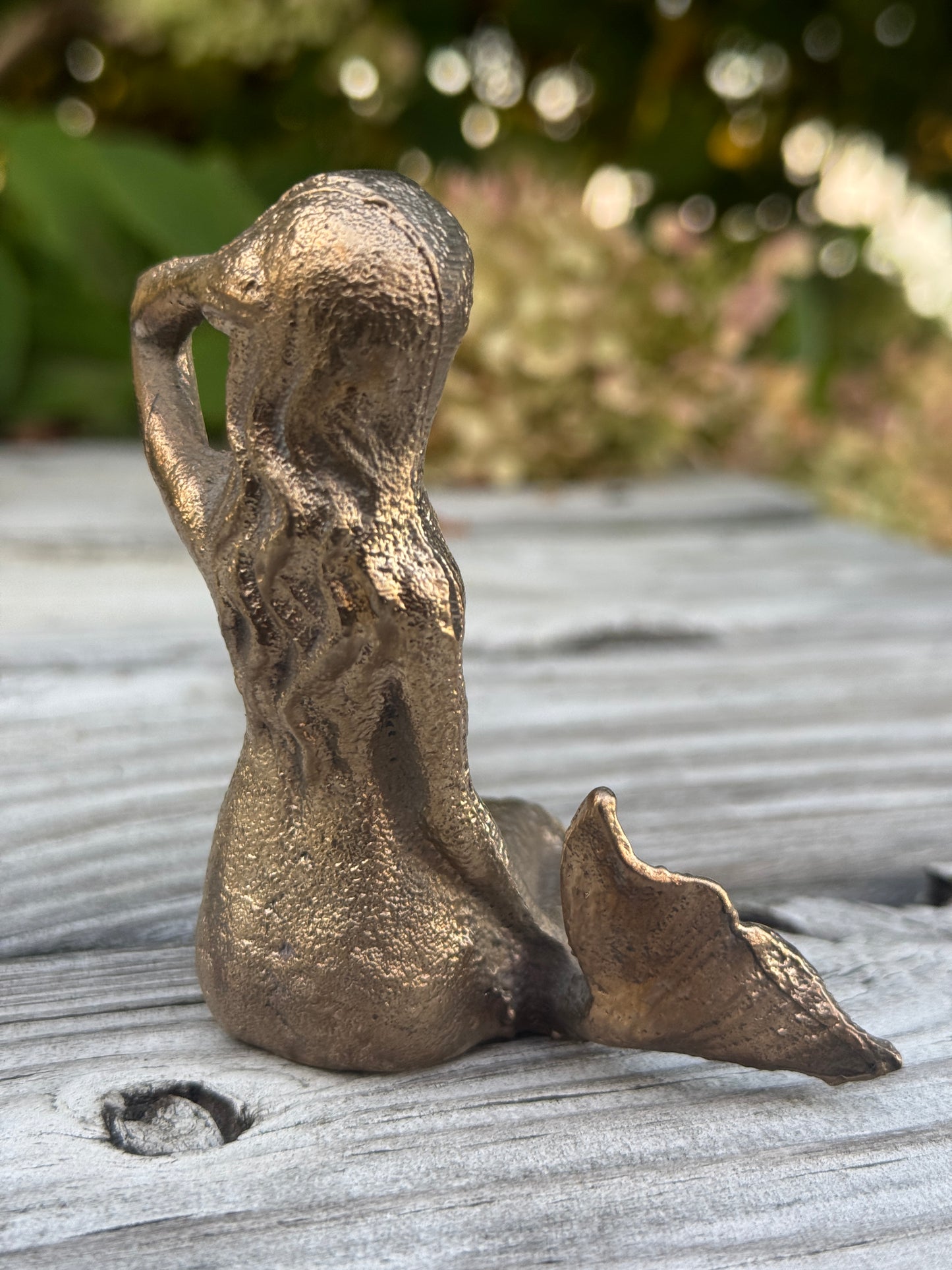 Decorative Bronze Mermaid - Solid Bronze - Made in USA